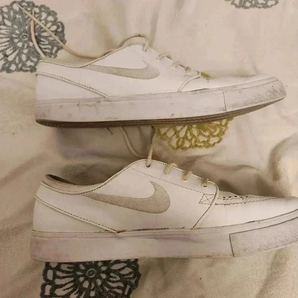 Nike Stefan Janoski Skate sneakers mens 11 all white - Picture 6 of 8